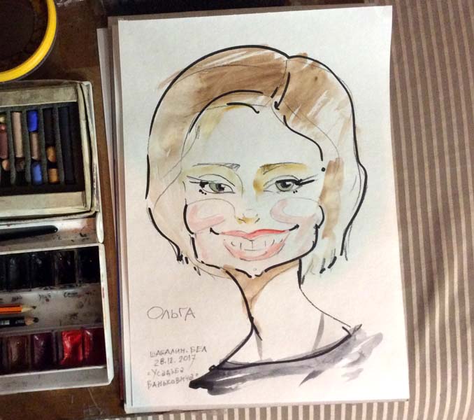 Изображение Ольги, сделанное за пять минут