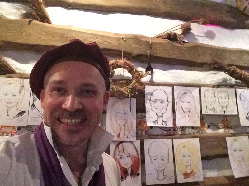 шаржист Михаил Шабалин на мероприятие Отзывы мнения Минск